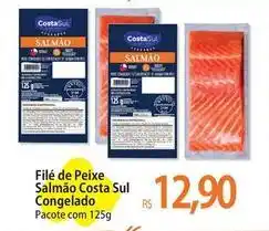 Atacadão Costa sul - filé de peixe salmão sul congelado oferta