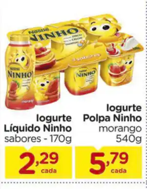 Carrefour Iogurte Liquido Ninho 170g oferta