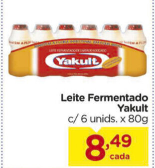 Carrefour Leite Fermentado Yakult c/6 unids. x 80g oferta