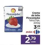 Carrefour Piracanjuba - creme de leite oferta