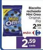 Carrefour Oreo - biscoito recheado mini oferta