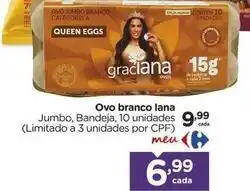 Carrefour Jumbo - ovo branco lana oferta