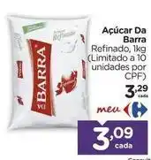 Carrefour Barra - açúcar da oferta