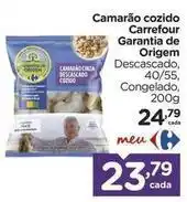 Carrefour Carrefour - camarão cozido oferta