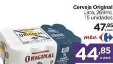 Carrefour Original - cerveja oferta