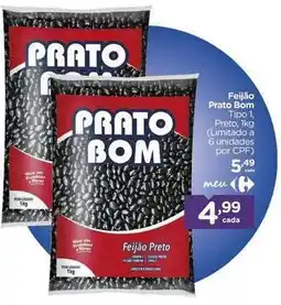 Carrefour Bom no prato - feijão oferta