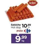 Carrefour Nobre - salsicha oferta