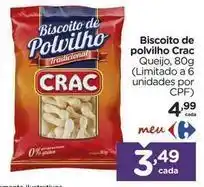 Carrefour Crac - biscoito de polvilho oferta