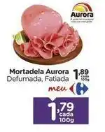 Carrefour Aurora - mortadela oferta
