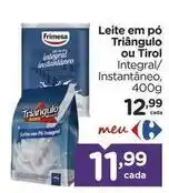 Carrefour Triângulo - leite em pó oferta