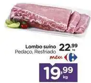 Carrefour Lombo suíno oferta