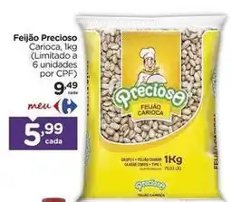 Carrefour Precioso - feijão oferta