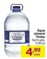 Carrefour Timbu - água mineral oferta