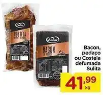 Carrefour Sulita - bacon, pedaço ou costela defumada oferta