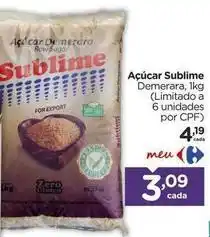 Carrefour Sublime - açúcar oferta