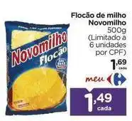 Carrefour Novomilho - flocão de milho oferta