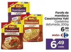 Carrefour Yoki - farofa de mandioca caseirissima oferta