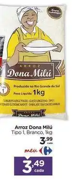 Carrefour Dona milú - arroz oferta