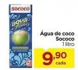 Carrefour Sococo - água de coco oferta