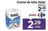 Carrefour Italac - creme de leite oferta