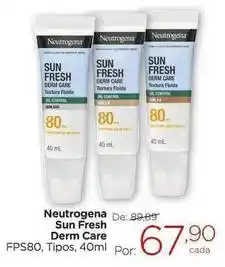 Neutrogena - sun fresh derm care fps80