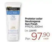 Drogarias Carrefour Neutrogena - protetor solar sun fresh oferta