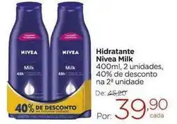 Drogarias Carrefour Nivea - hidratante oferta