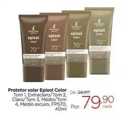 Drogarias Carrefour Episol - protetor solar color oferta
