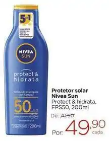 Drogarias Carrefour Nivea sun - protetor solar protect & hidrata fps50 oferta