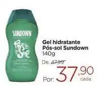Drogarias Carrefour Sundown - gel hidratante pós-sol oferta