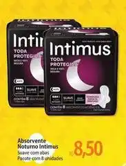 Atacadão Intimus - absorvente noturno oferta