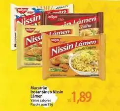Atacadão Nissin - macarrão instantâneo lamen oferta