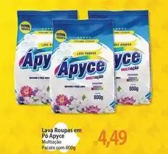 Atacadão Apyce - lava roupas em pó oferta