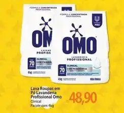 Atacadão Omo - lava roupas em po lavanderia profissional oferta