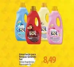 Atacadão Sol - amaciante para roupas girando oferta