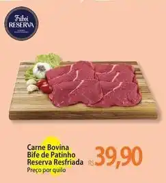 Atacadão Friboi - carne bovina bife de patinho reserva resfriada oferta