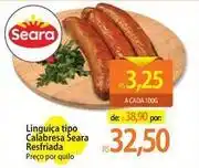 Atacadão Seara - linguiça tipo calabresa oferta
