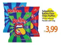 Atacadão Elma - salgadinho batata chips ruffles oferta