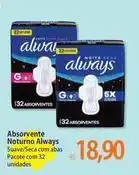 Atacadão Always - absorvente noturno oferta