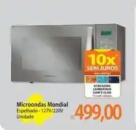 Atacadão Mondial - microondas oferta