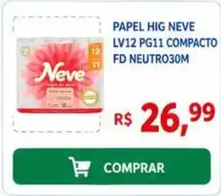 Tonin Superatacado Neve - papel hig lv12 pg11 compacto fd neutro30m oferta