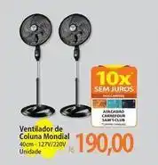 Atacadão De - ventilador de coluna mondial oferta