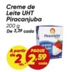 Dia Piracanjuba - creme de leite uht oferta