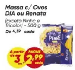 Dia Massa - c/ ovos oferta