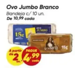 Dia Ouro branco - ovo jumbo oferta