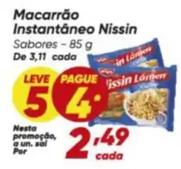 Dia Nissin - macarrão instantâneo oferta