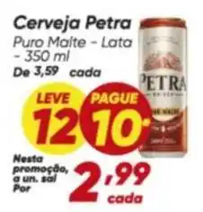 Dia Petra - cerveja oferta