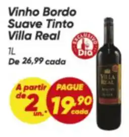 Dia Vila real - vinho bord suave tinto oferta