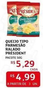 Assaí Atacadista President - queijo tipo parmesão ralado oferta