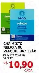 Assaí Atacadista Leão - chá misto relaxa ou reequilibra oferta